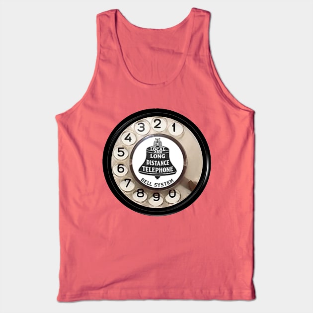 Bell System Vintage Rotary Dial Tank Top by RetroZest